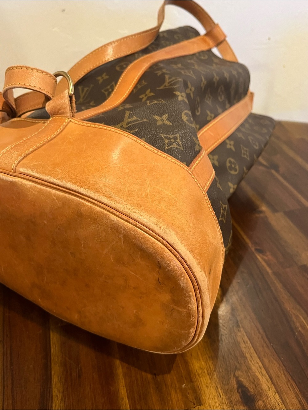 Louis Vuitton Randonnee GM Monogram Drawstring Bucket Backpack - Picture 6 of 10